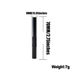 Charlie's Rocket Metal Snuff Tube