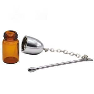 Snuff Bottle with Spoon